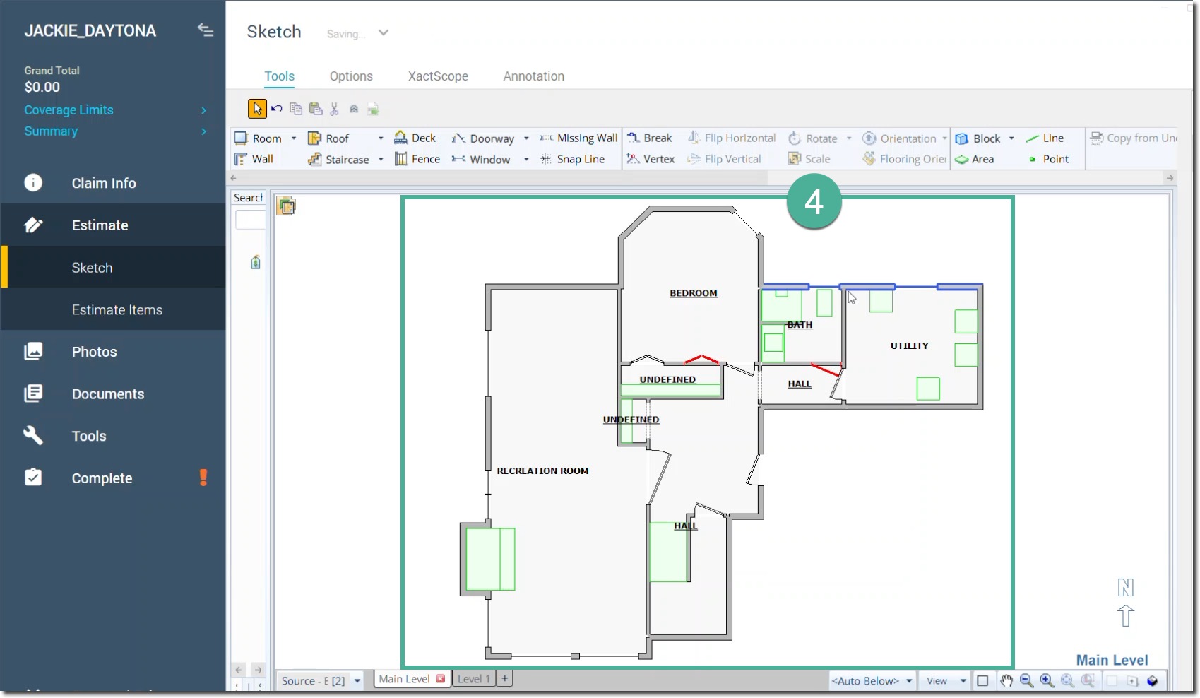 Import the Floor Plan 4.jpg